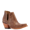 Ariat Ladies Dixon Lizard Print Brown Booties 10042456