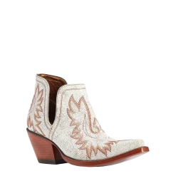 Ariat Ladies Dixon Bright Lights White Western Booties 10042453