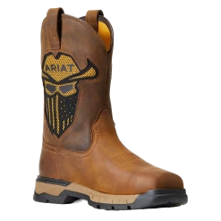 Ariat Men's Rebar Flex Western VentTEK Work Boots 10040436