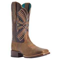 Ariat Ladies Odessa StretchFit Brown & Burnished Pewter Boots 10042386