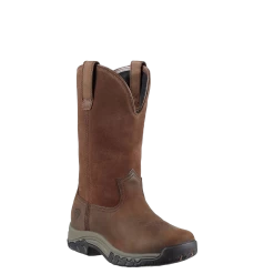Ariat Ladies Terrain Pull-On H2O Brown Waterproof Boot 10011845