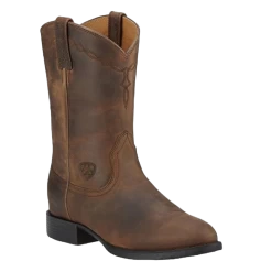 Ariat Ladies Heritage Roper Distressed Brown Boot 10000797