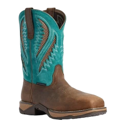 Ariat Ladies VentTEK Turquoise Composite Toe Work Boots 10031663