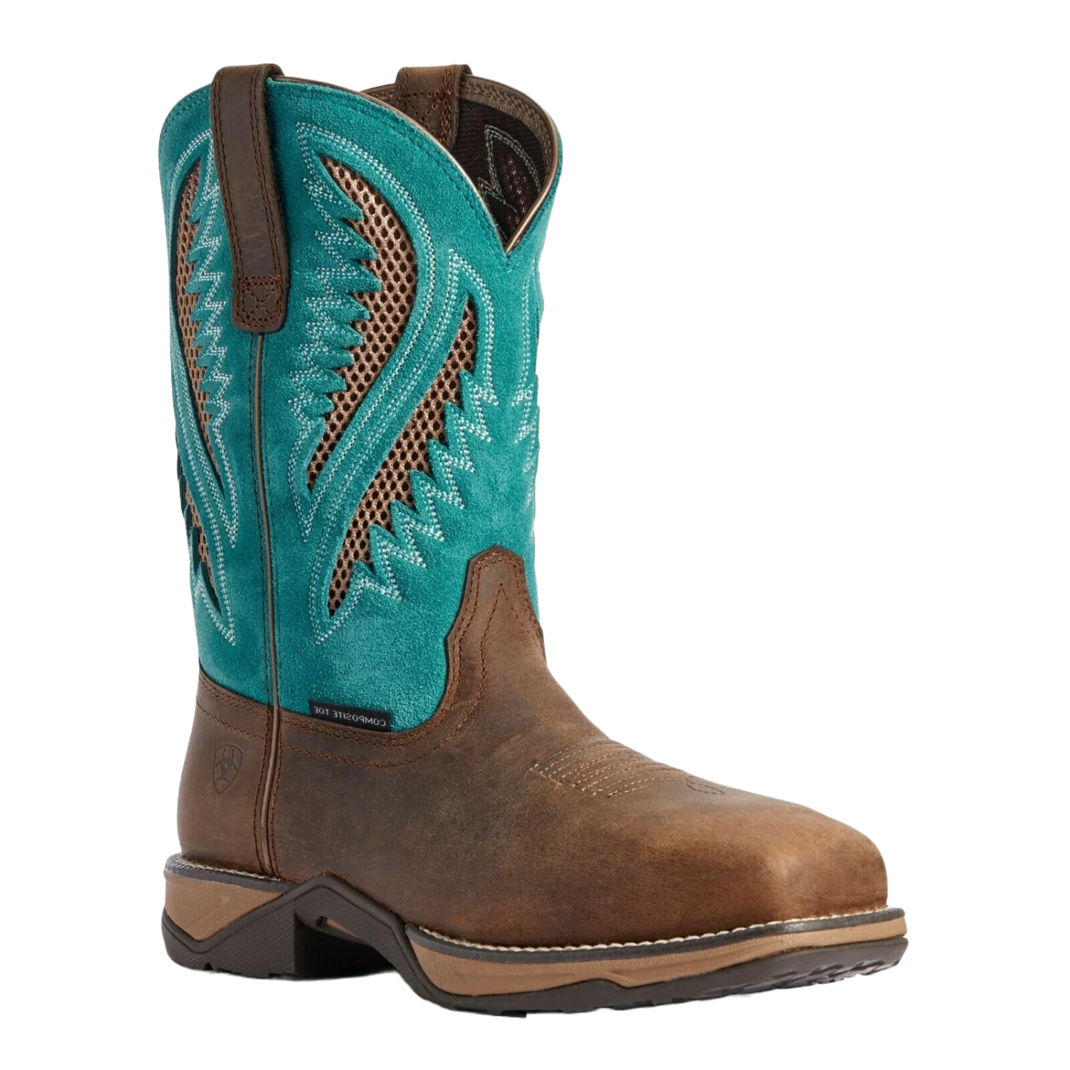 Ariat Ladies VentTEK Turquoise Composite Toe Work Boots 10031663