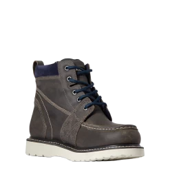 Ariat Ladies Rebar Wedge Moc Toe Steel Grey Work Boots 10035770