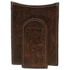 Ariat Floral Embroidery Dark Brown Money Clip A3528002