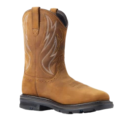 Ariat Men's Sierra Distressed Brown Steel Round Toe Boots 10044544