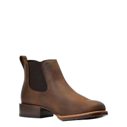 Ariat Men's Booker Ultra Distressed Brown Round Toe Boots 10040374