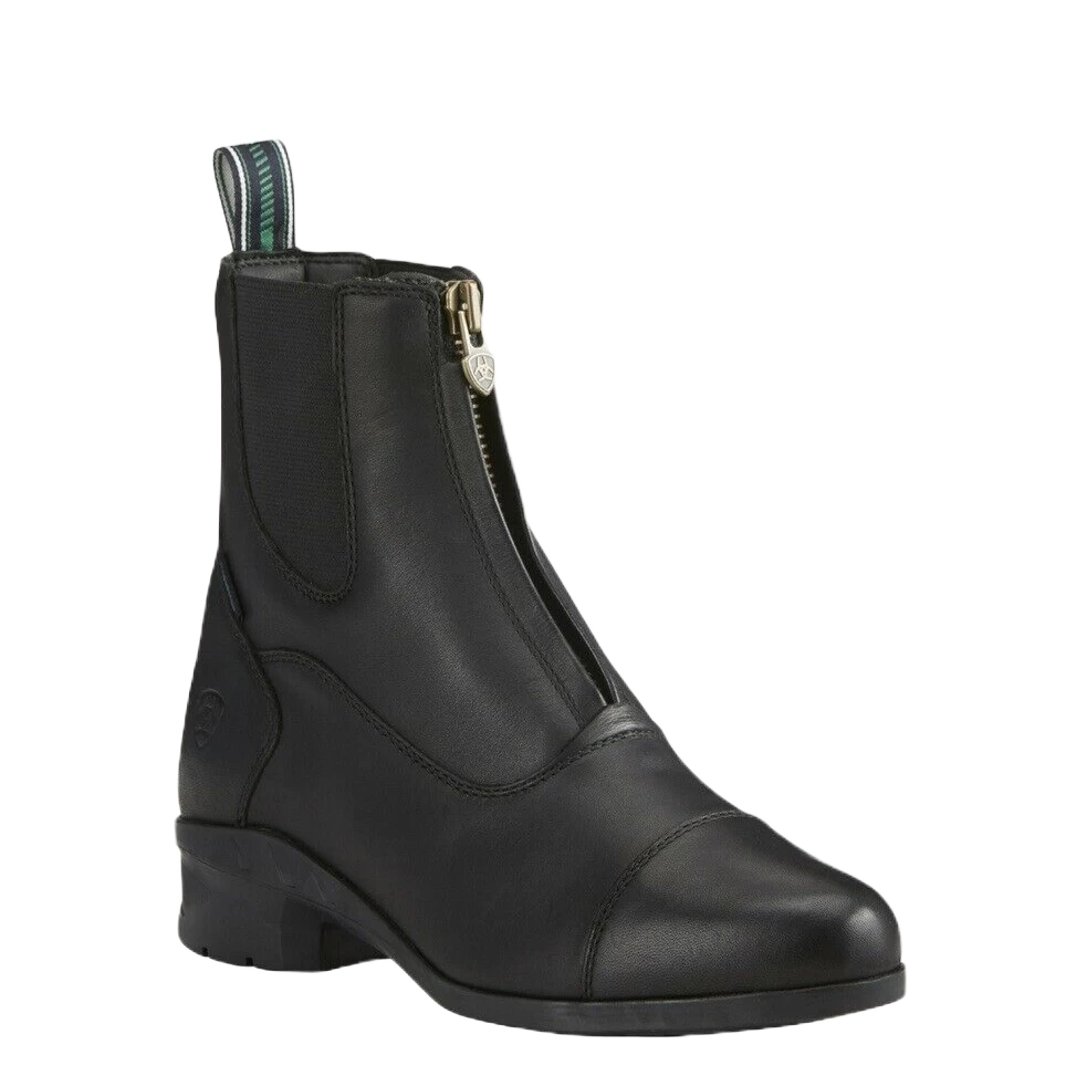 Ariat Ladies Heritage IV Zip H2O Paddock Black Boots 10021490