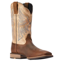 Ariat® Men's Everlite Blazin Wheat Brown Square Toe Boots 10042436