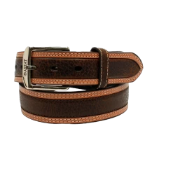 Ariat Men's Diesel Brown Rowdy Leather Belt A10004305