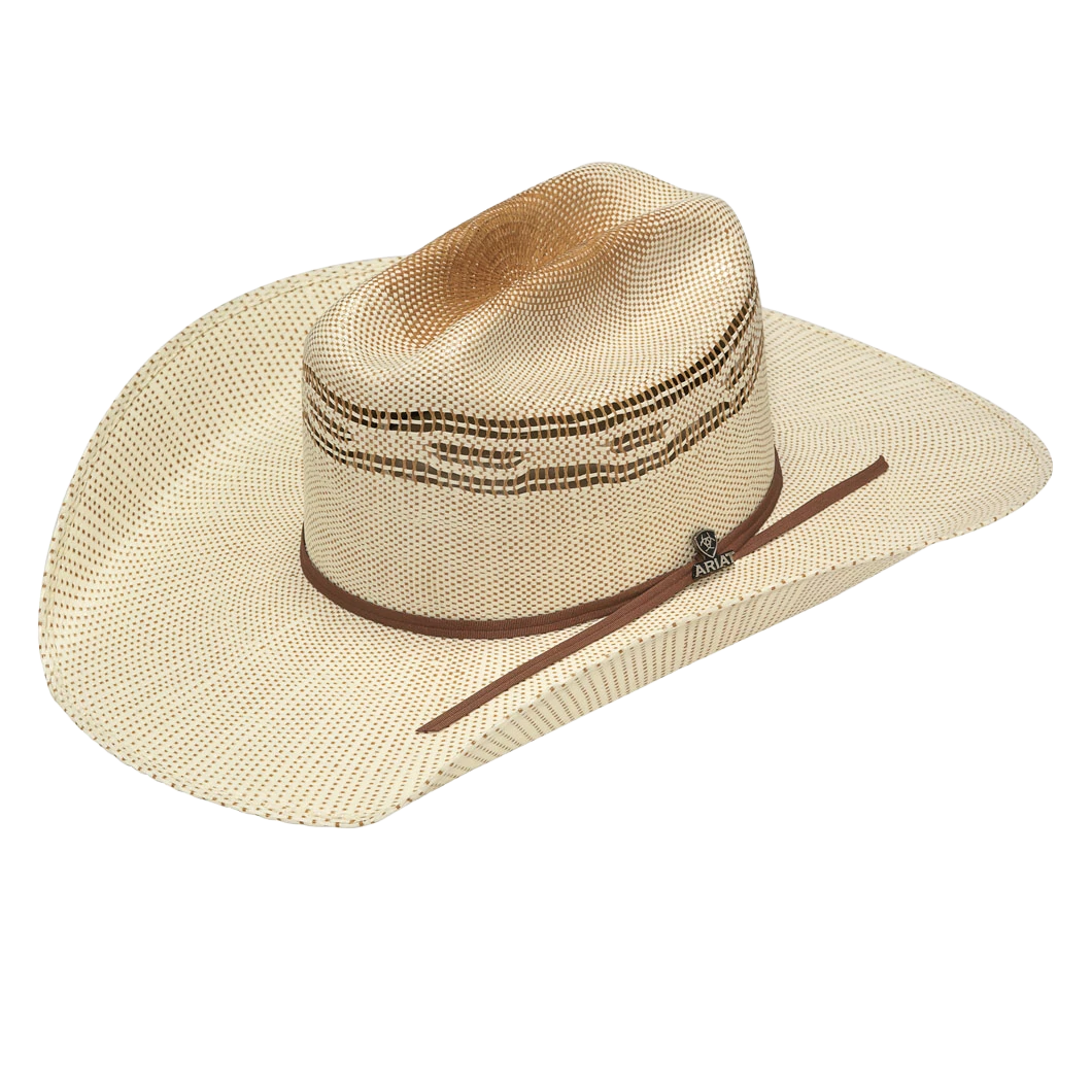Ariat Unisex Bangora Golden Brown Straw Western Hat A73196