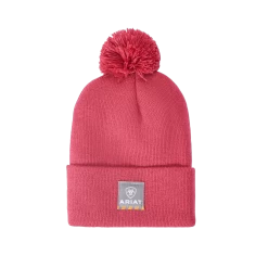 Ariat® Ladies Rebar Pom Hot Pink Beanie 10041432