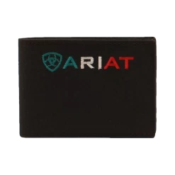 Ariat Men's Mexico Flag Logo Brown Wallet A35507282