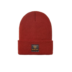 Ariat Men's Rebar Watch Cap Rust Beanie 10037407