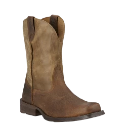 Ariat Men’s Rambler Earth Brown Square Toe Boots 10002317