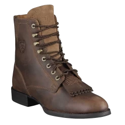 Ariat Ladies Heritage Lacer II Kiltie Distressed Brown Boot 10002147