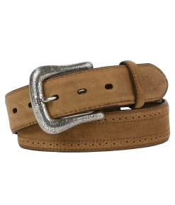 Ariat Men's Brown Perforated Leather Belt A10004667