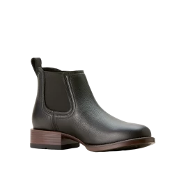 Ariat Men's Booker Ultra Black Deertan Western Boots 10053637