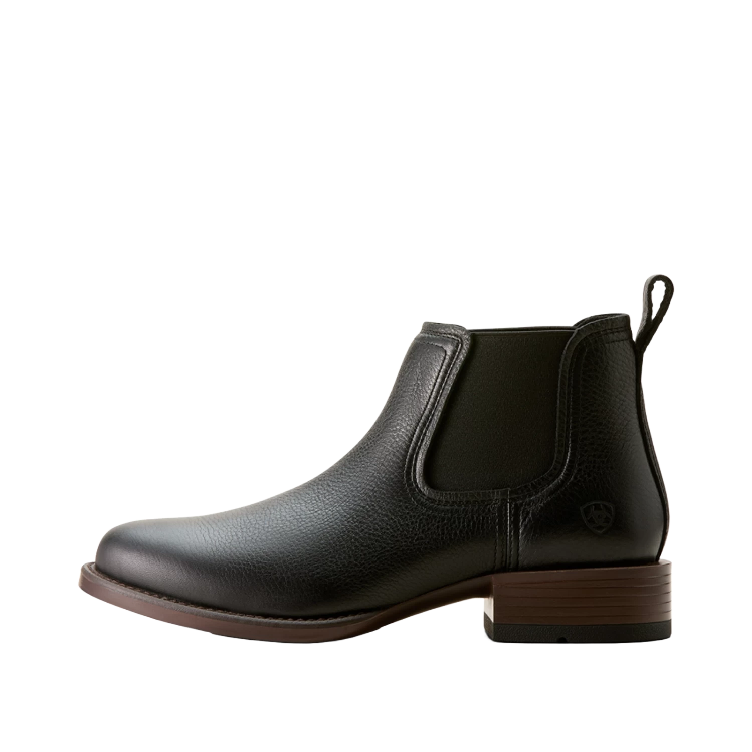 Ariat Men's Booker Ultra Black Deertan Western Boots 10053637 - Image 5