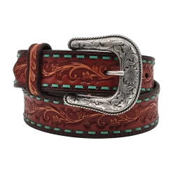Ariat Ladies Tooled Floral Leather Belt A1590101
