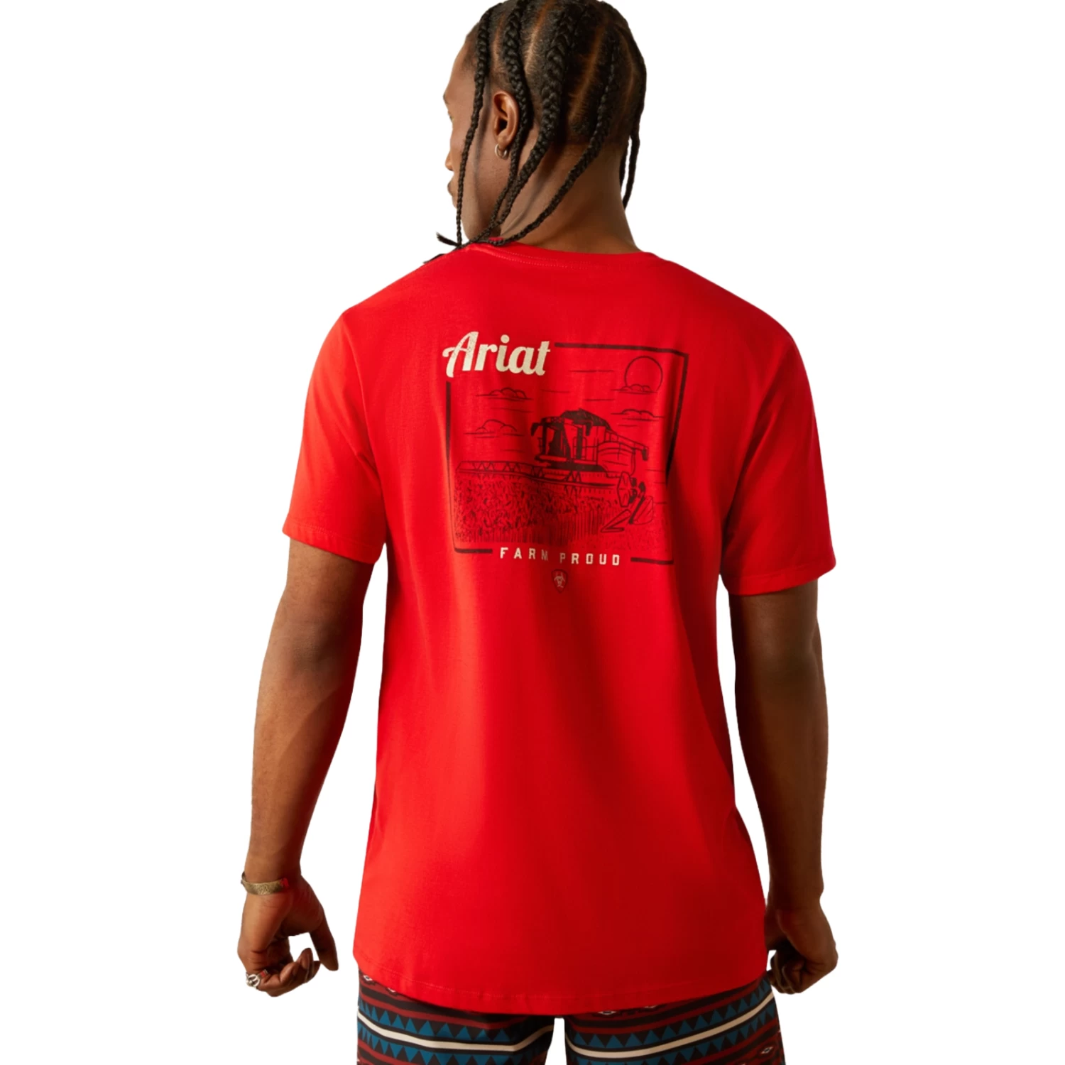 Ariat Men's Red Proud Farmer T-Shirt 10054840