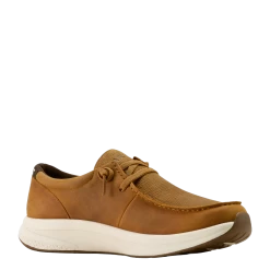 Ariat Men's Buckeye Dusted Wheat Brown Waterproof Slip On Shoe 10063967