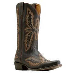 Ariat Men's Downtown Cowboy Old West Black Western Boot 10051046