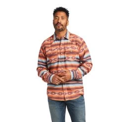 Ariat® Men's Holden Retro Garnet Long Sleeve Snap Up Shirt 10039673