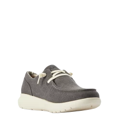 Ariat Ladies Hilo Washed Black Slip On Shoes 10040309