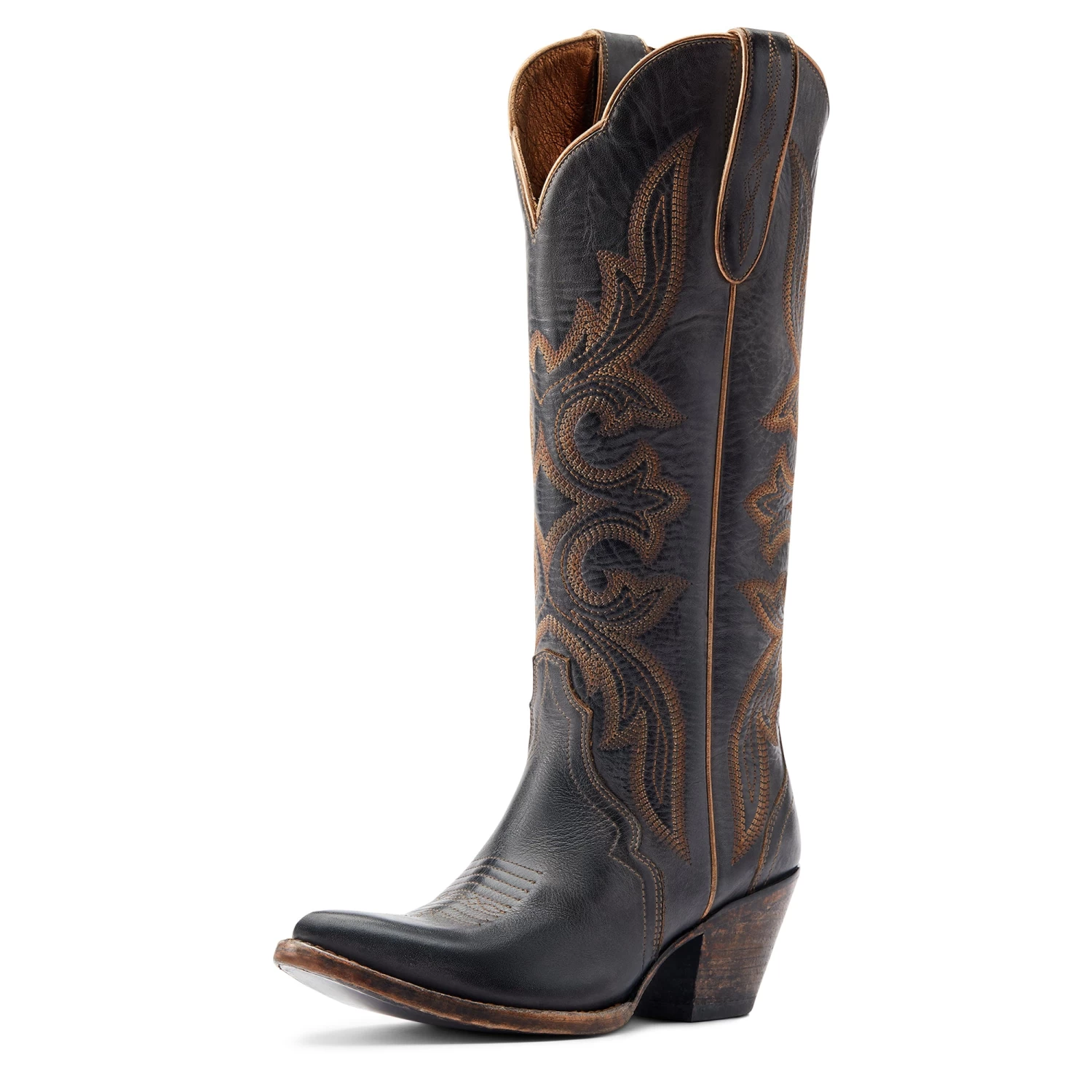 Ariat Ladies Belinda StretchFit Beduino Black Western Boots 10044414 - Image 3