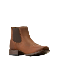 Ariat Men's Booker Ultra Square Toe Rough Tan Boots 10050962