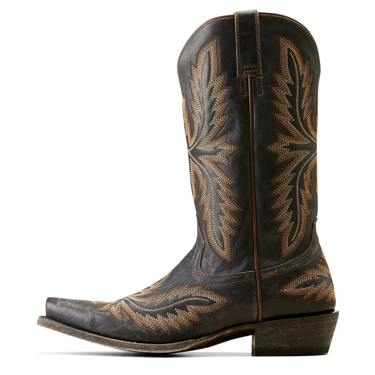 Ariat Men's Downtown Cowboy Old West Black Western Boot 10051046 - Image 3
