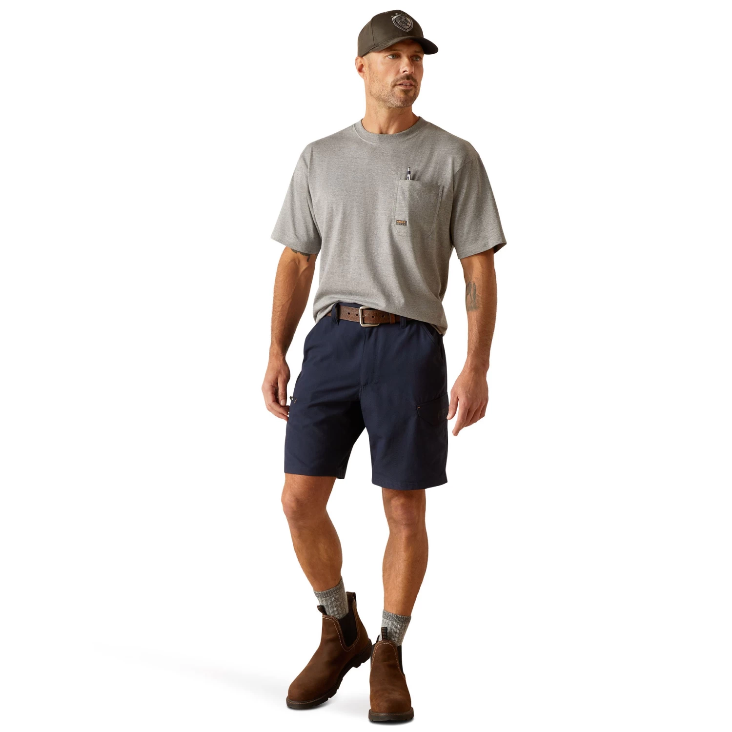 Ariat Men's Rebar WorkFlow Ultralight Navy Short 10048226