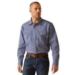 Ariat Men's FR Marauder Retro Fit Snap Infinity Work Shirt 10048473
