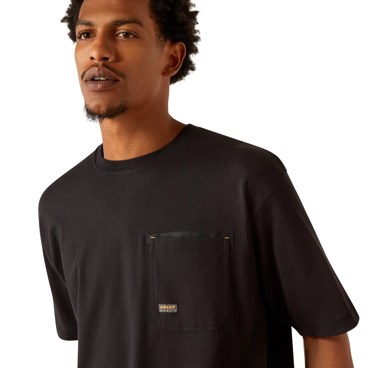 Ariat Men's Rebar Workman Brickyard Black Graphic T-Shirt 10054430 - Image 4