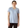 Ariat Ladies Rebar Cotton Strong Standard Bel Air Heather Work T-Shirt 10054436