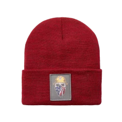 Ariat Rebar Born For This Burgundy Heather Watch Cap Beanie10053435