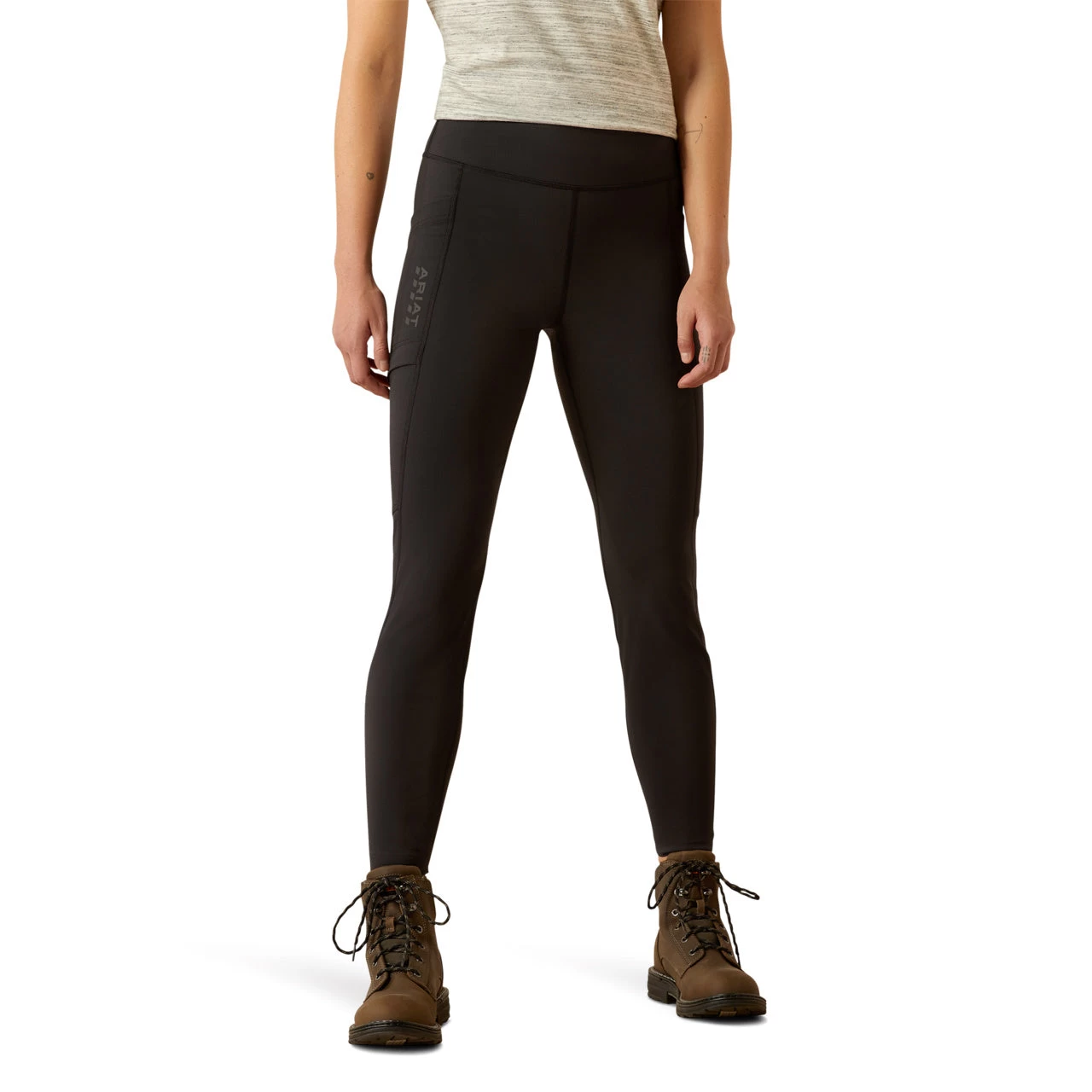 Ariat Ladies Rebar Lightweight Black Leggings 10058778