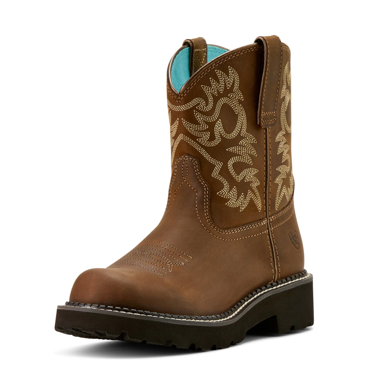 Ariat Ladies Fatbaby Embroidered Sassy Brown Western Boot 10061281 - Image 4