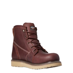 Ariat Men's Rebar 6 Inch Waterproof Rusted Copper Work Boot 10035946